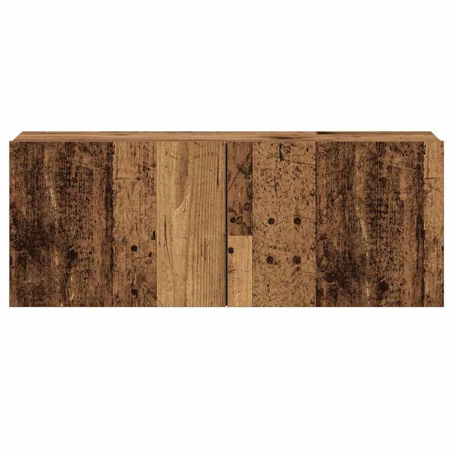 Meubles TV muraux 3 pcs vieux bois bois d'ingénierie - 7
