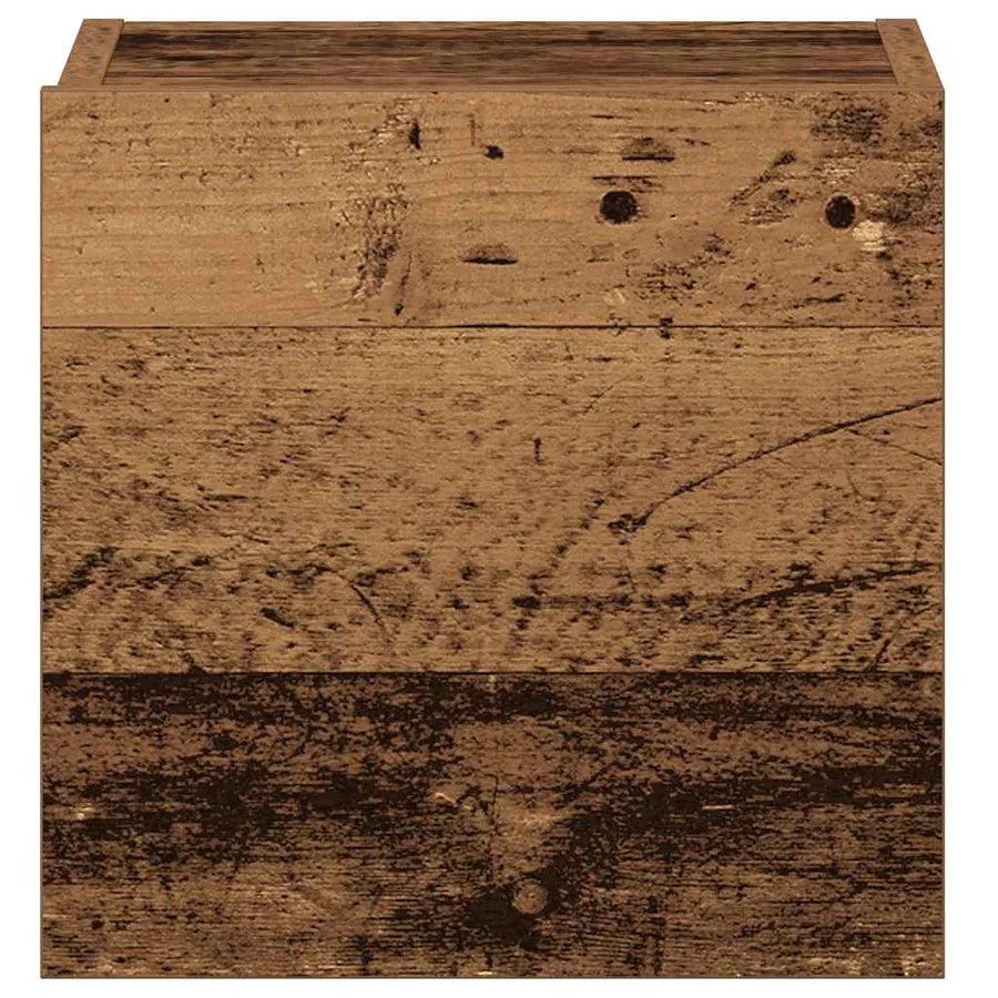 Meubles TV muraux 3 pcs vieux bois bois d'ingénierie - 9