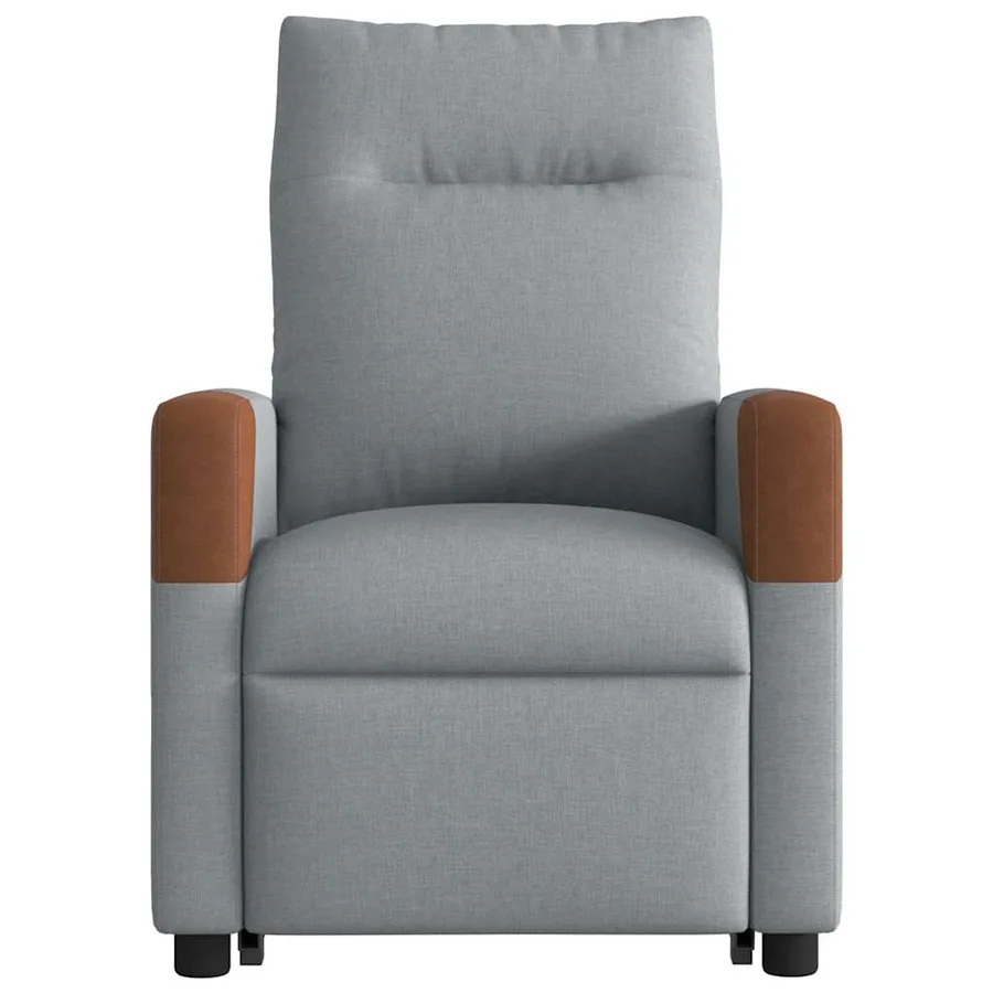Fauteuil inclinable Gris clair Tissu - 5