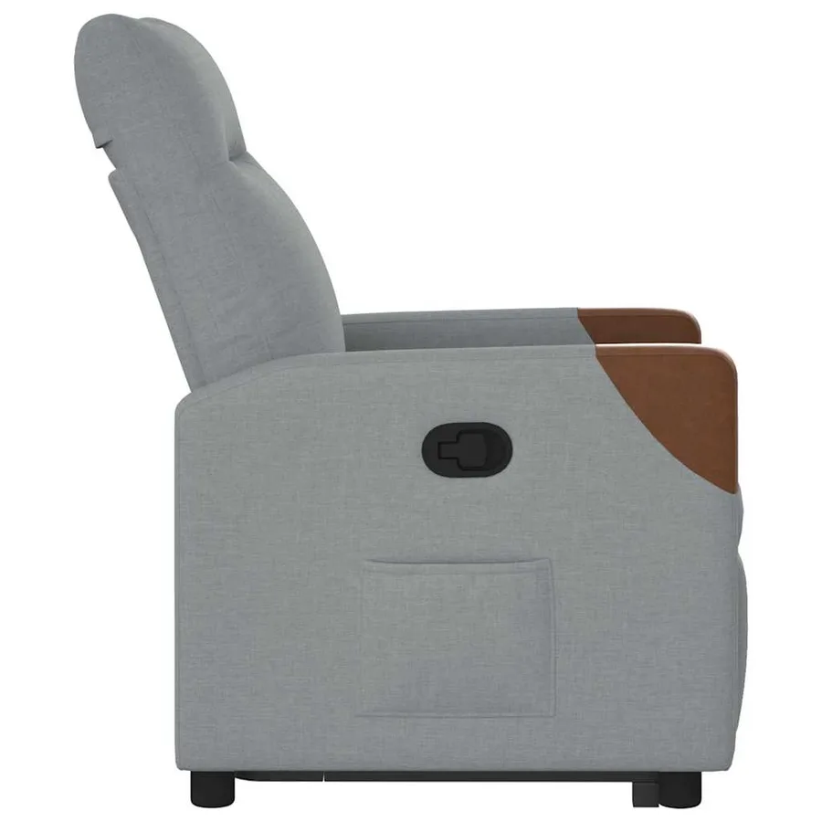 Fauteuil inclinable Gris clair Tissu - 6