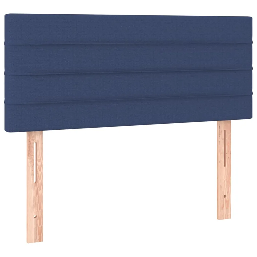 Sommier à lattes de lit avec matelas Bleu 80x200 cm Tissu - 6