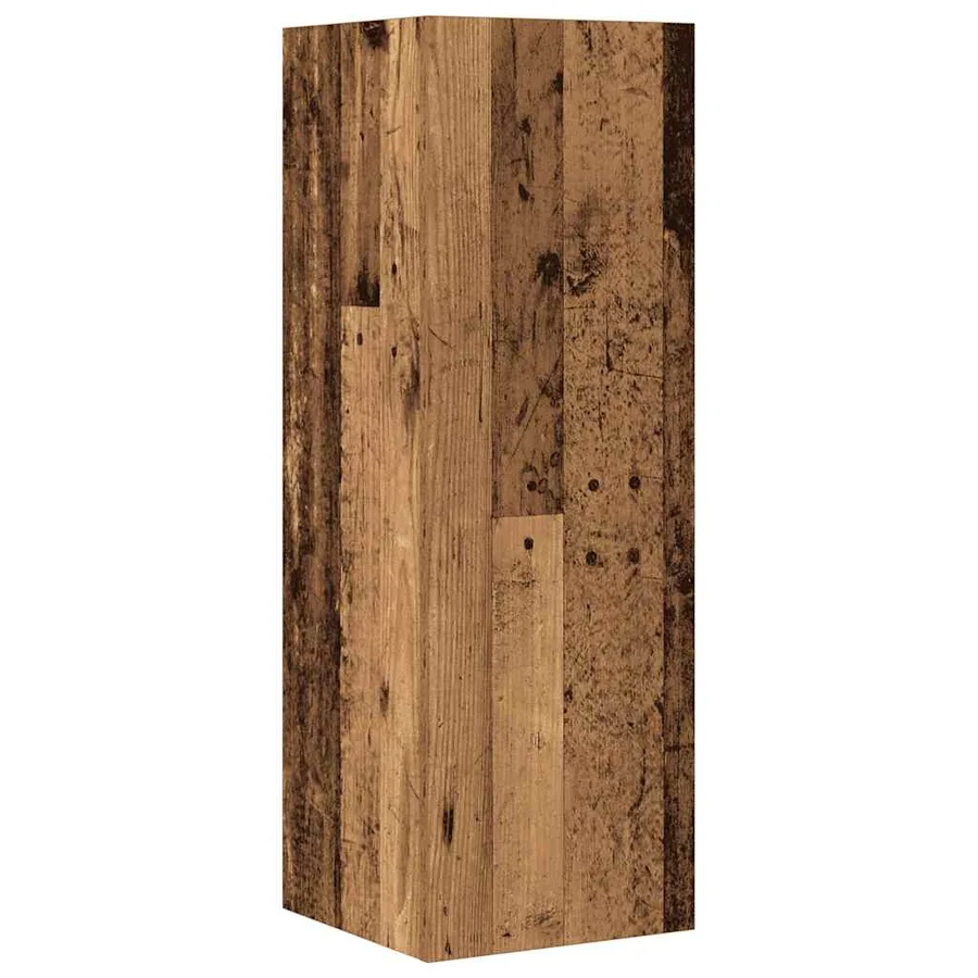 Ensemble de meuble TV mural 4 pcs vieux bois bois d'ingénierie - 5