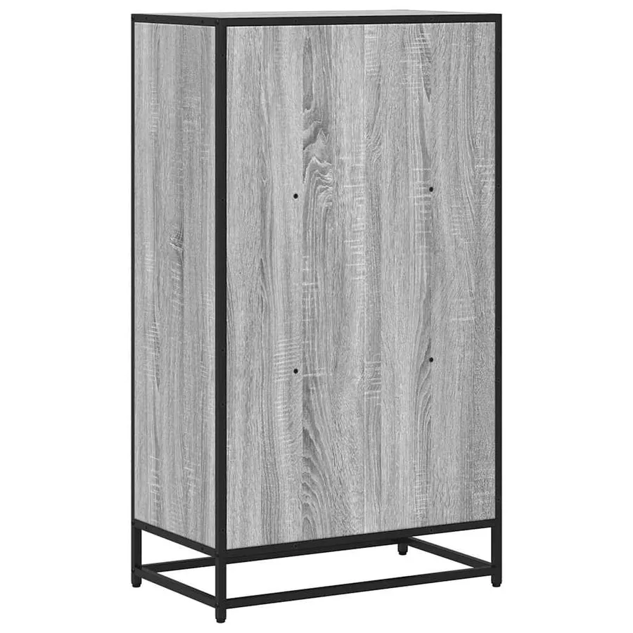 Bibliothèque sonoma gris 60x35x107,5 cm bois d'ingénierie - 6