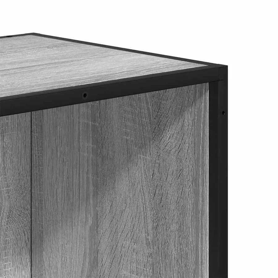 Bibliothèque sonoma gris 60x35x107,5 cm bois d'ingénierie - 7