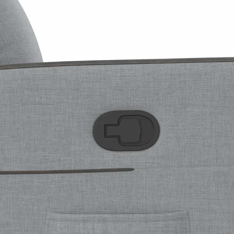 Fauteuil inclinable Gris clair Tissu - 11