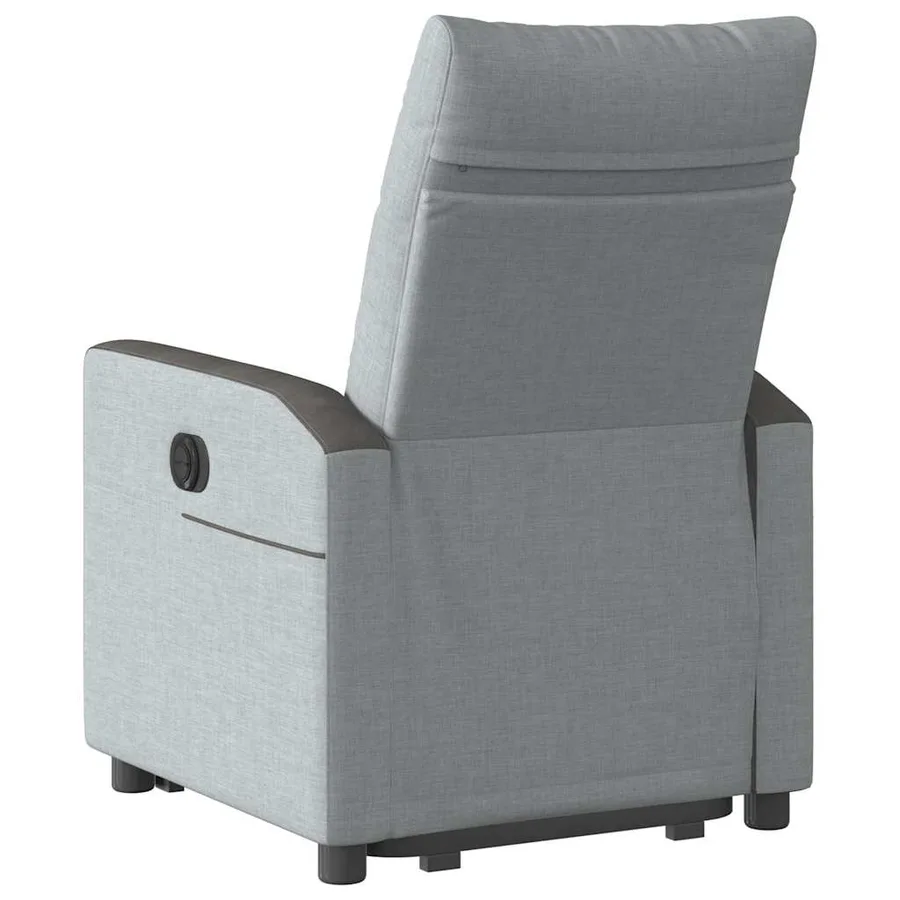 Fauteuil inclinable Gris clair Tissu - 7