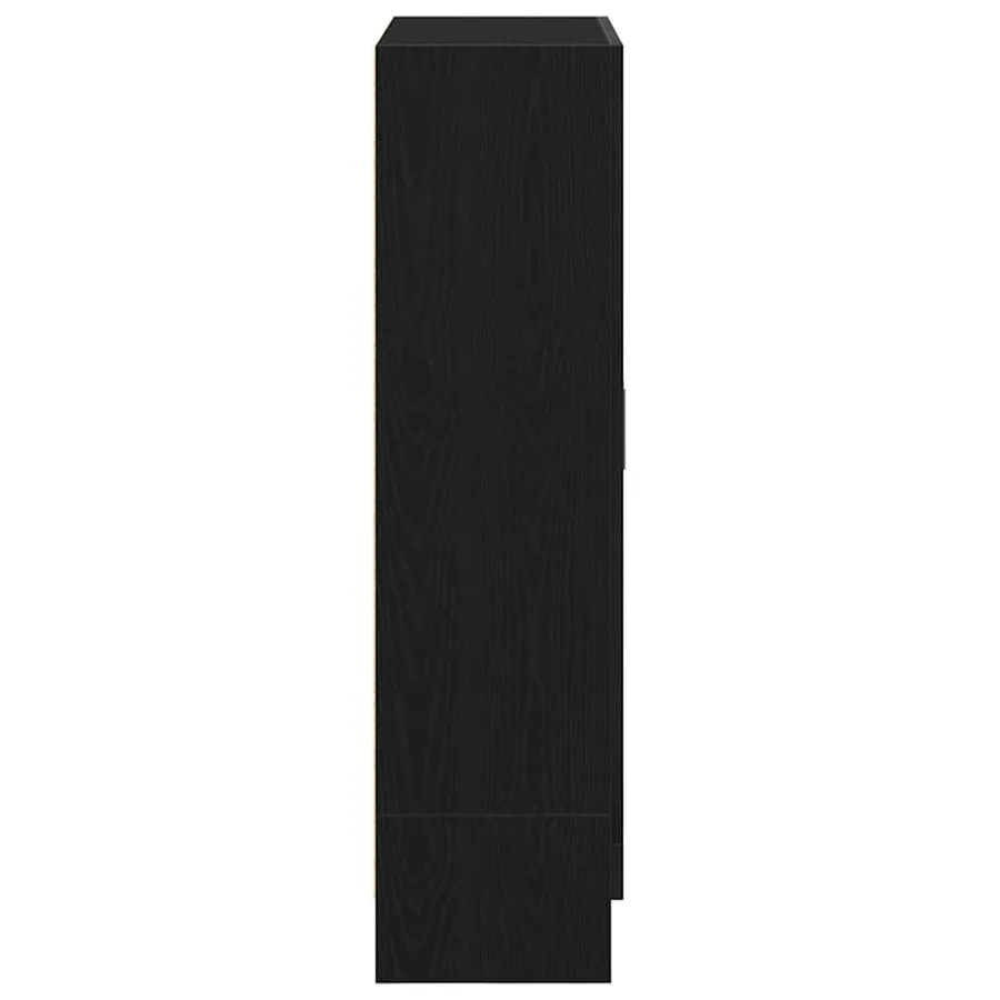 Bibliothèque chêne noir 82,5x30,5x115 cm bois d'ingénierie - 7