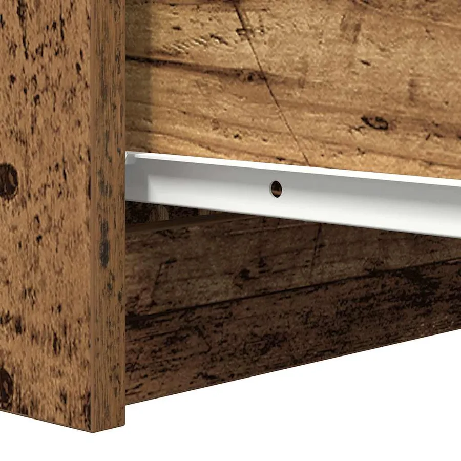 Buffet vieux bois 37,5x35x76 cm bois d'ingénierie - 10