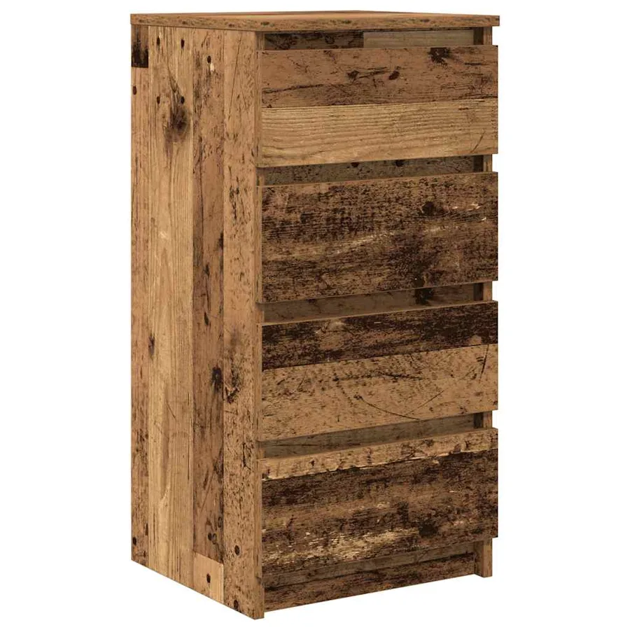 Buffet vieux bois 37,5x35x76 cm bois d'ingénierie - 2