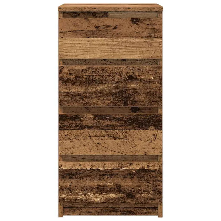 Buffet vieux bois 37,5x35x76 cm bois d'ingénierie - 6
