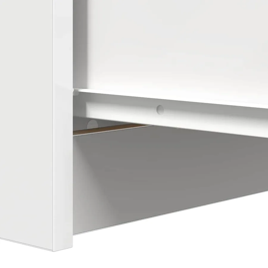 Buffet blanc 37,5x35x76 cm bois d'ingénierie - 10
