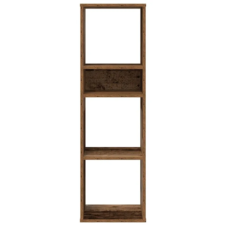 Bibliothèque vieux bois 34x31x112 cm bois d'ingénierie - 4