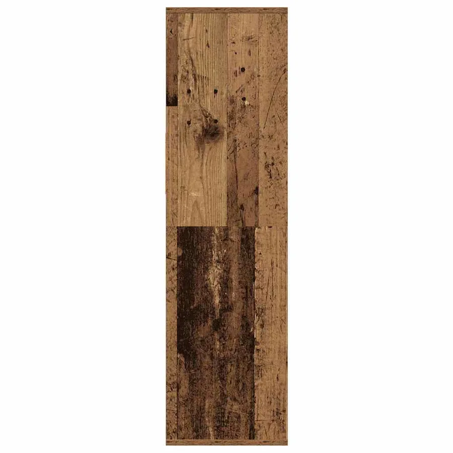 Bibliothèque vieux bois 34x31x112 cm bois d'ingénierie - 5