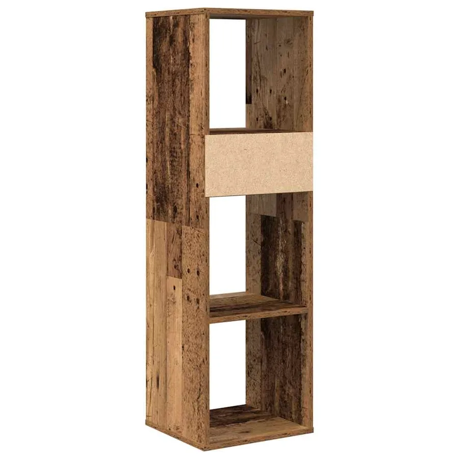 Bibliothèque vieux bois 34x31x112 cm bois d'ingénierie - 6
