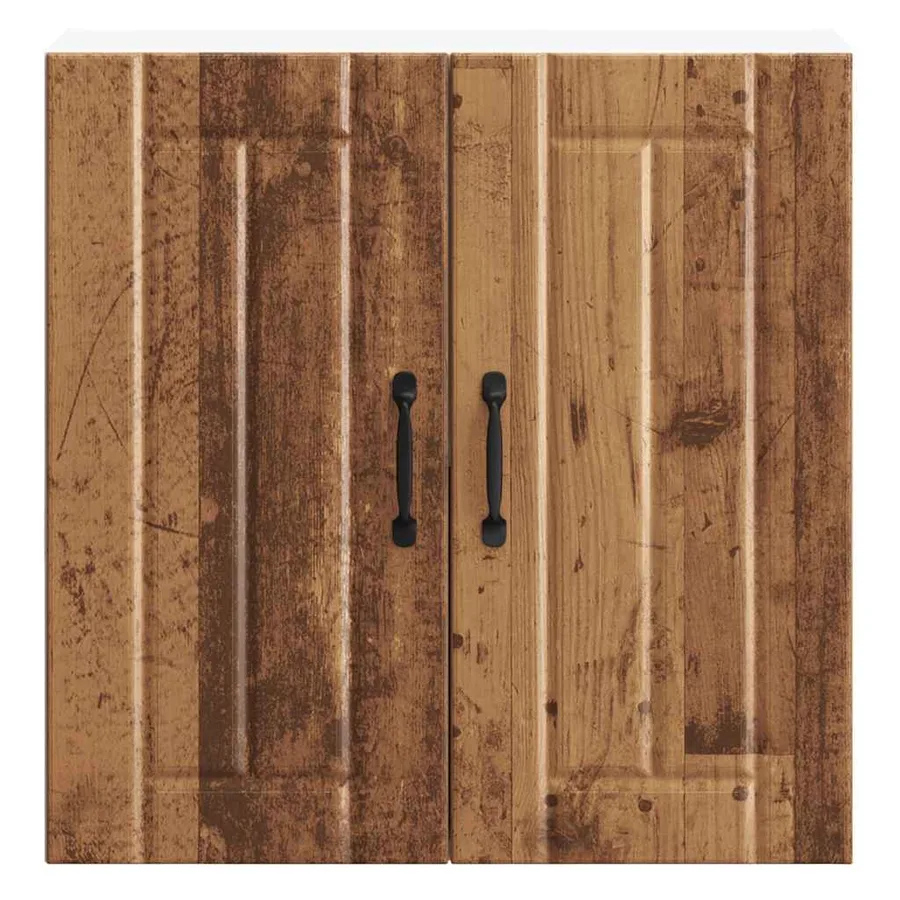Armoire murale de cuisine Lucca vieux bois bois ingénierie - 5