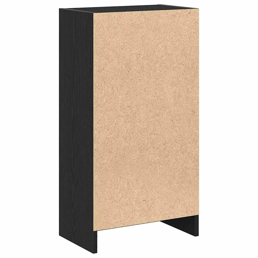 Bibliothèque chêne noir 40x24x76 cm bois d'ingénierie - 5