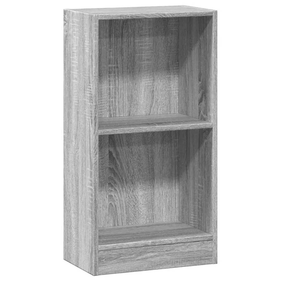 Bibliothèque sonoma gris 40x24x76 cm bois d'ingénierie - 2