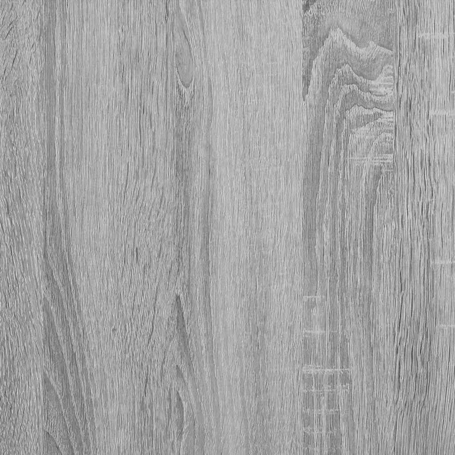Bibliothèque sonoma gris 40x24x76 cm bois d'ingénierie - 8