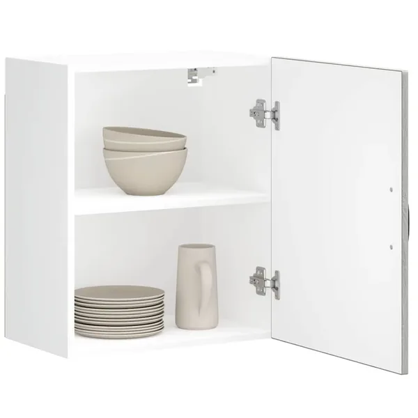 Armoires murales de cuisine 2 pcs Lucca Gris Sonoma en bois d'ingénierie