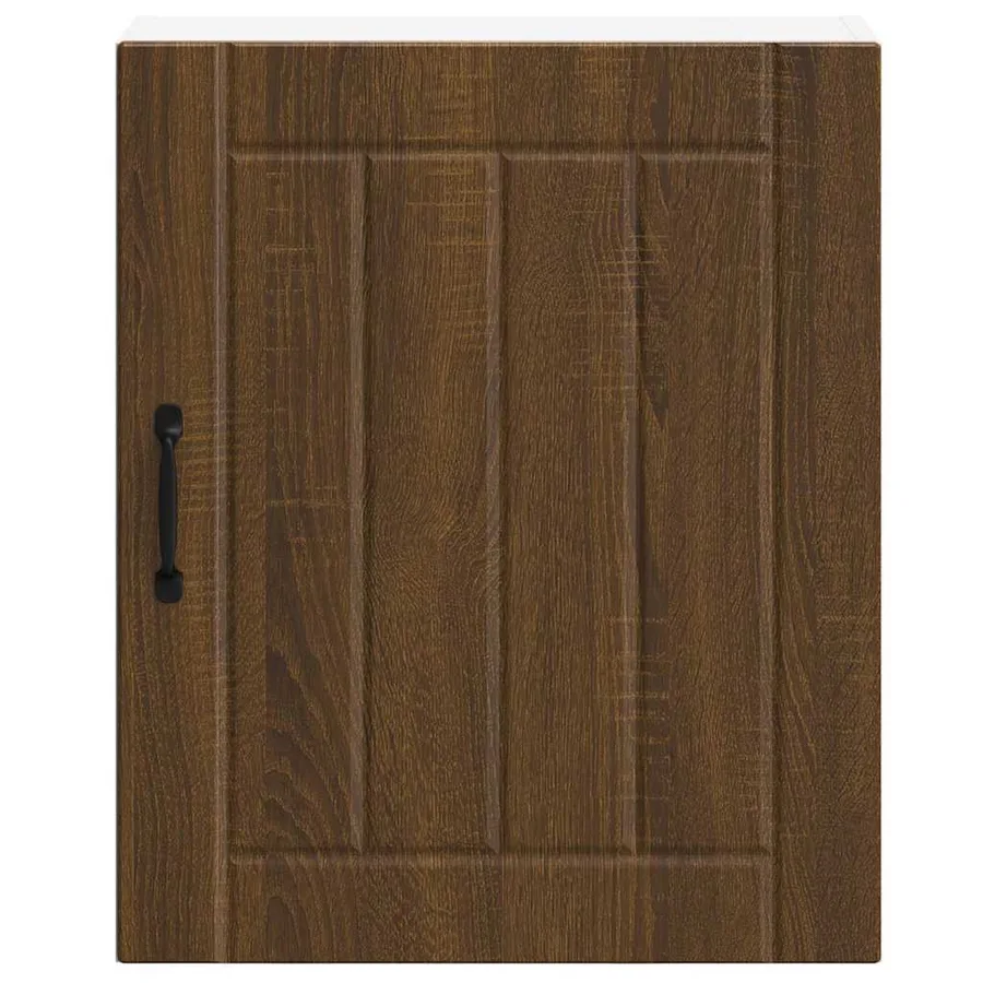 Armoires murales de cuisine 2 pcs Lucca en bois d'ingénierie chêne brun - 6