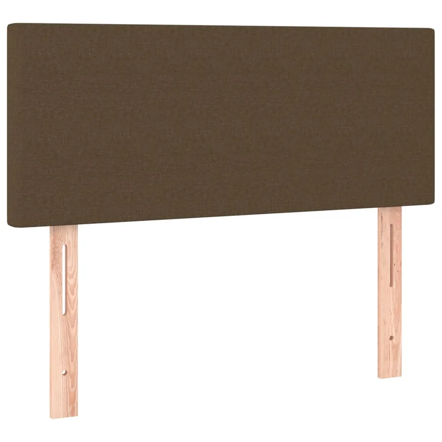 Sommier à lattes de lit avec matelas Marron foncé 90x200 cm - 6