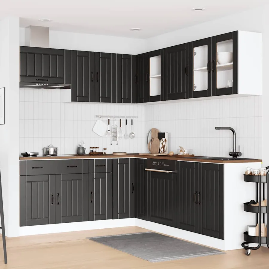 Ensemble d'armoires de cuisine 11 pcs Lucca bois d'ingénierie - 3