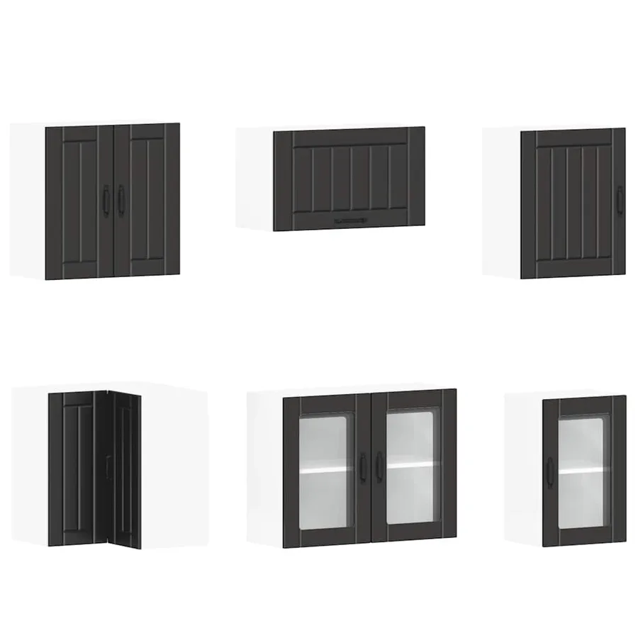 Ensemble d'armoires de cuisine 11 pcs Lucca bois d'ingénierie - 5