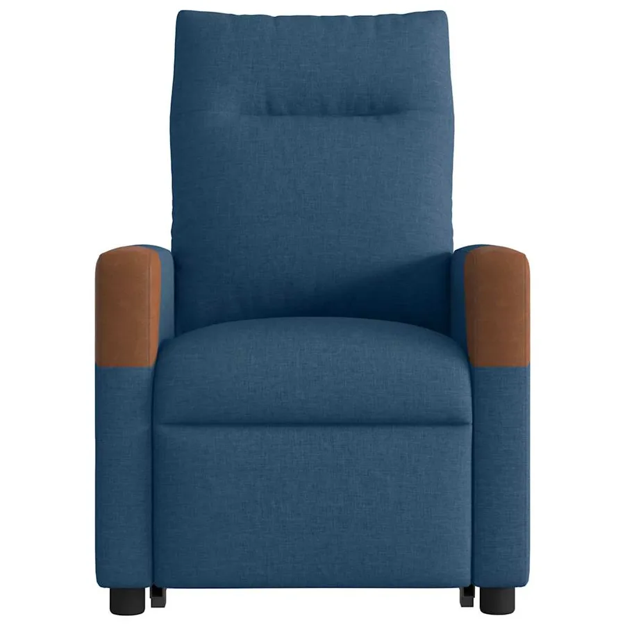 Fauteuil inclinable Bleu Tissu - 5