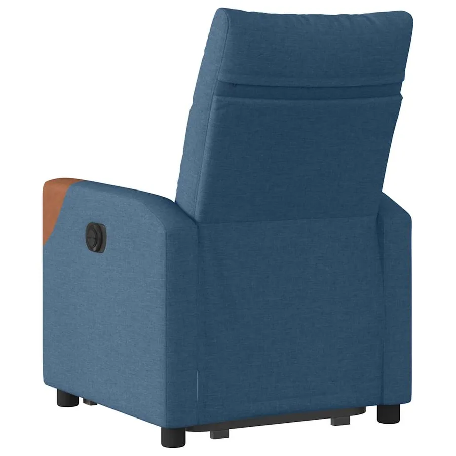Fauteuil inclinable Bleu Tissu - 7