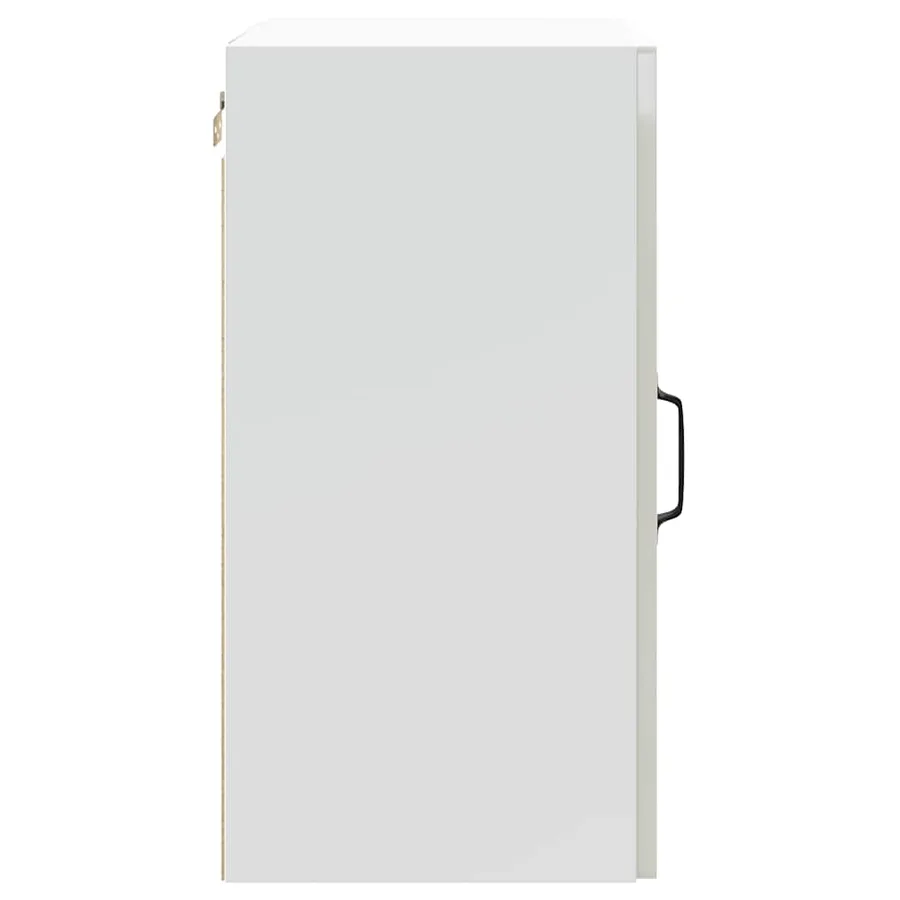 Armoire murale de cuisine Lucca blanc brillant bois ingénierie - 7