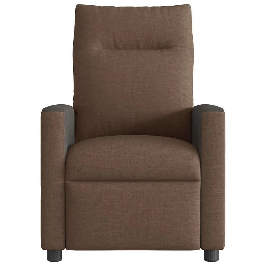 Fauteuil inclinable Marron Tissu - 3