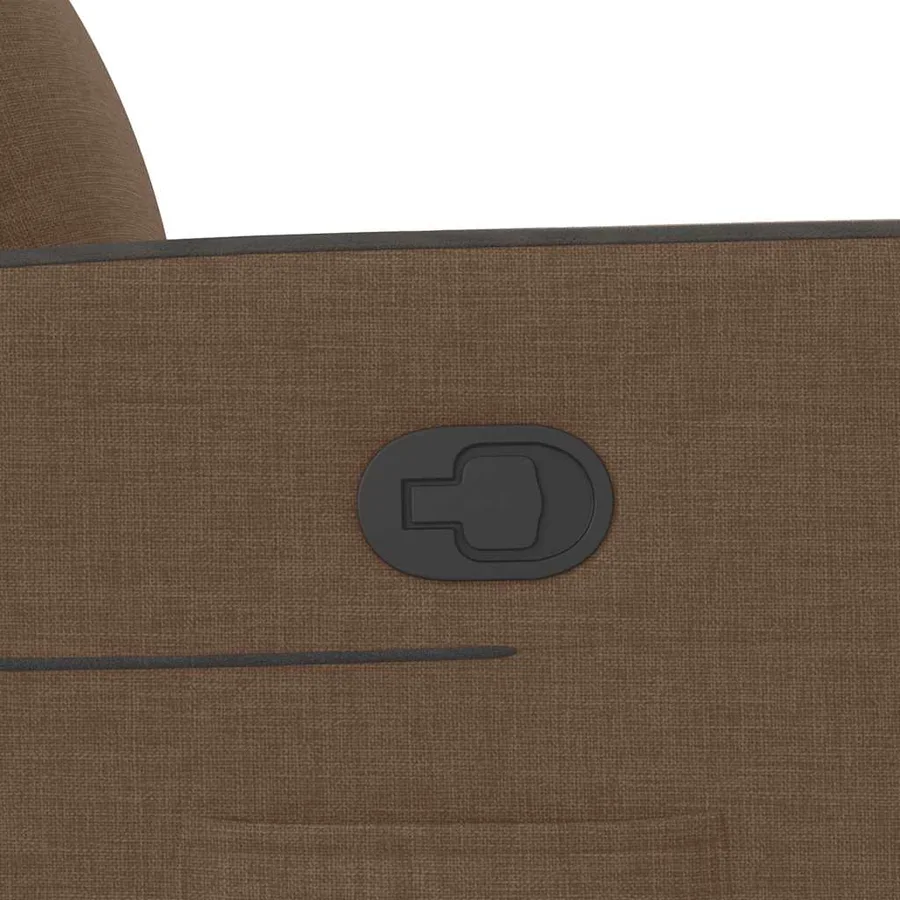 Fauteuil inclinable Marron Tissu - 8