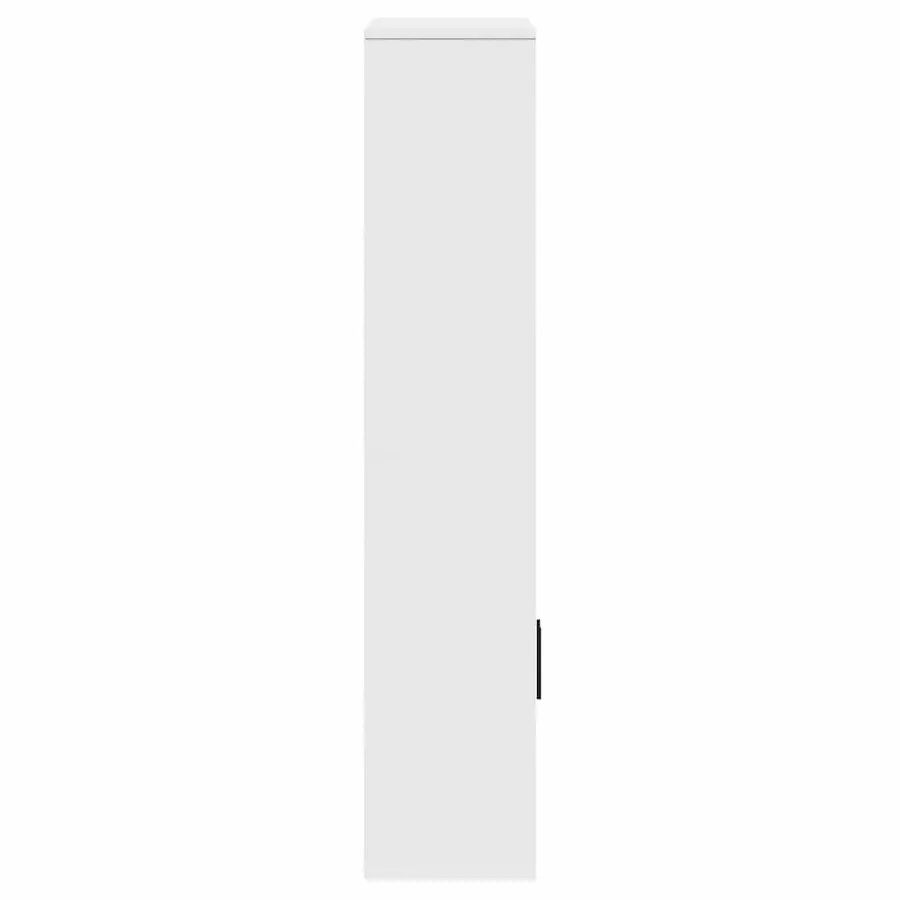 Bibliothèque blanc 60x24x120 cm bois d'ingénierie - 5