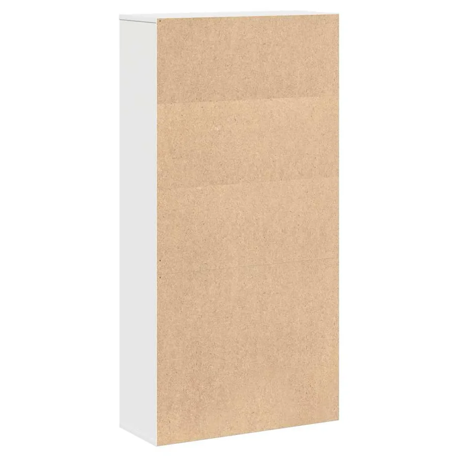 Bibliothèque blanc 60x24x120 cm bois d'ingénierie - 6