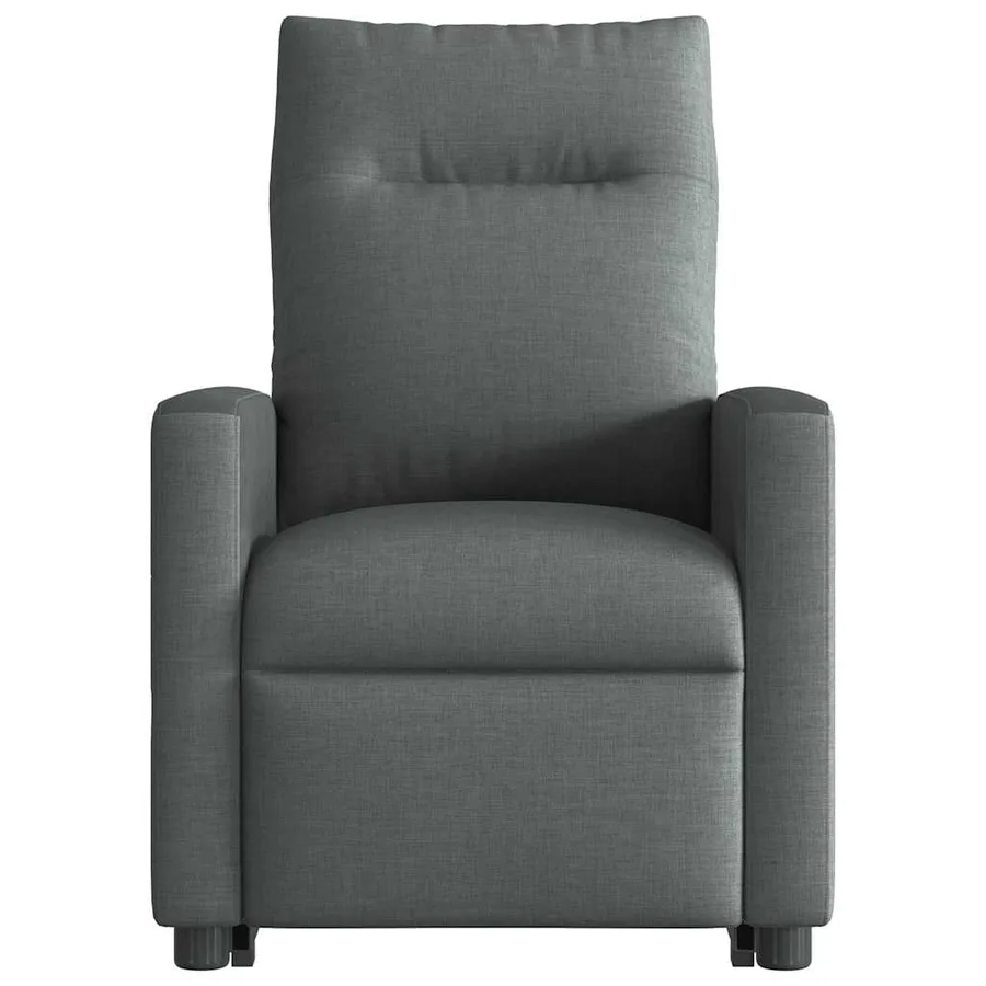 Fauteuil inclinable électrique gris foncé tissu - 5