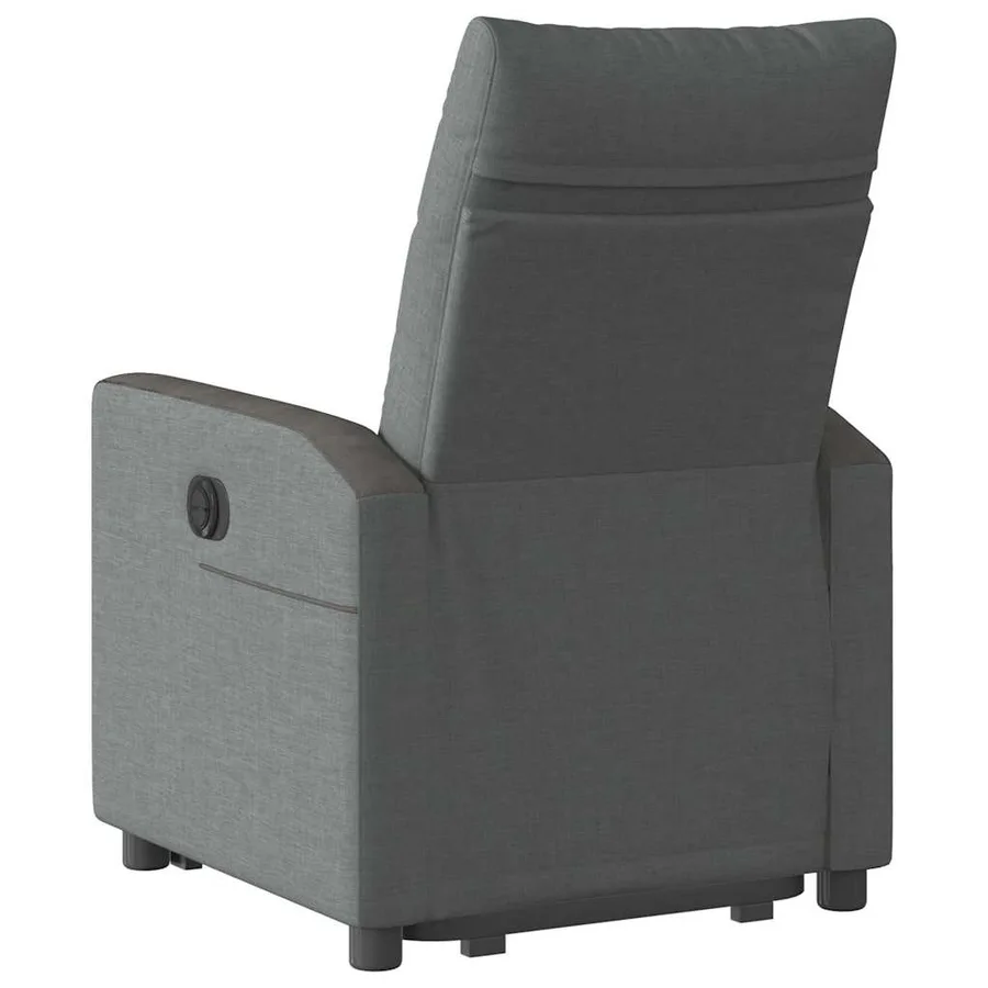 Fauteuil inclinable électrique gris foncé tissu - 7