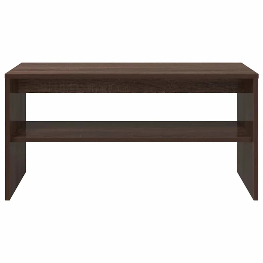 Meuble TV chêne marron 80x40x40 cm bois d'ingénierie - 5