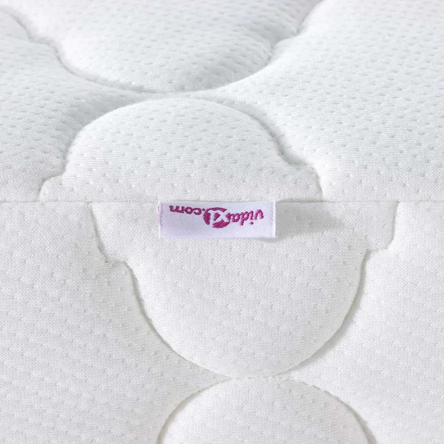 Matelas Blanc 180 x 200 cm Tissu jacquard - 9