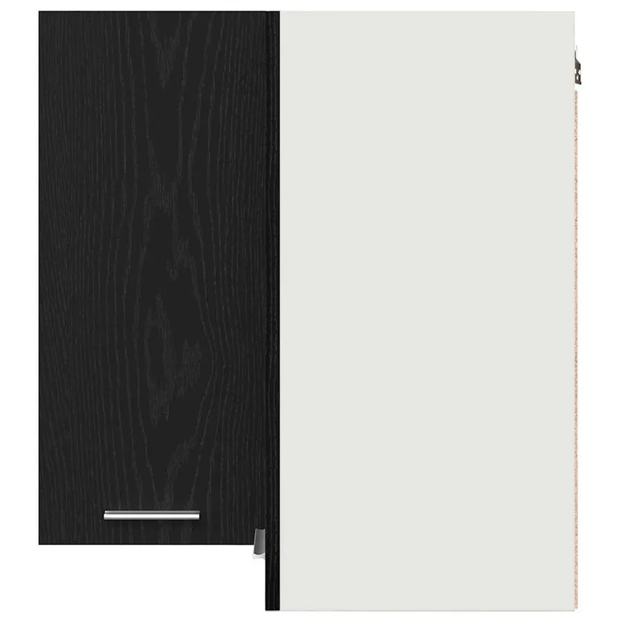 Armoire suspendue avec étagère Lyon Chêne noir 57 x 57 x 60 cm - 7