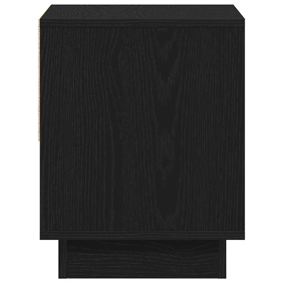 Table de nuit Chêne noir 45 x 34 x 44 cm Bois d'ingénierie - 7