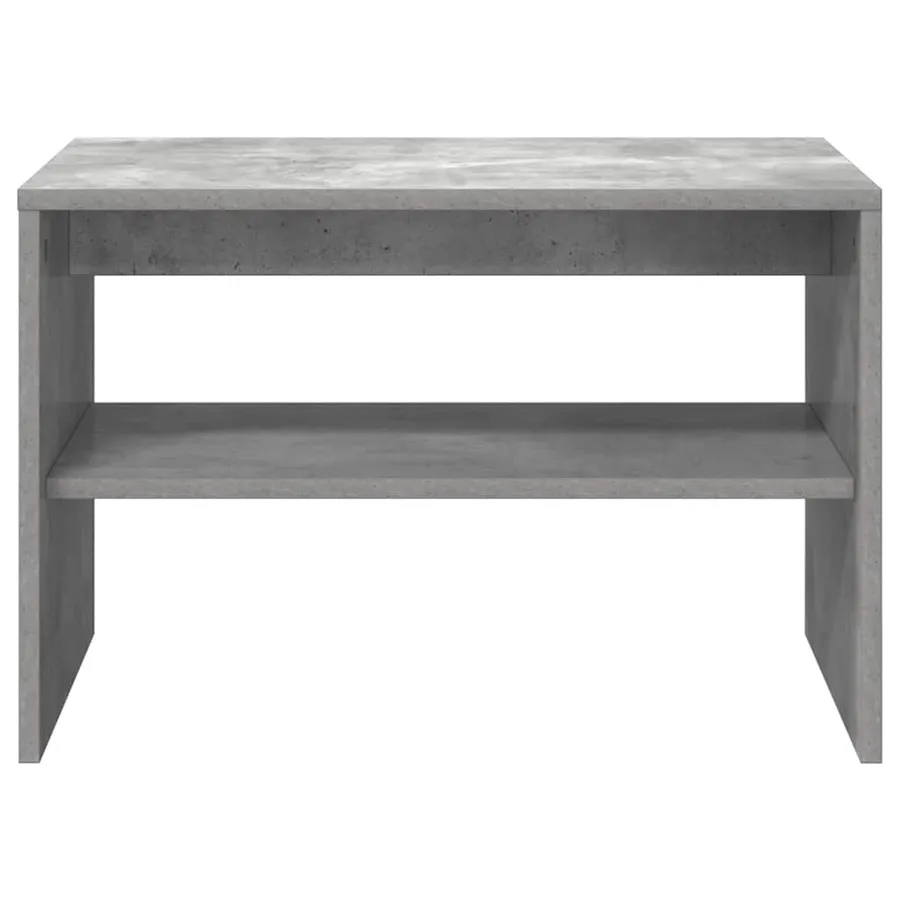 Meuble TV gris béton 60x40x40 cm bois d'ingénierie - 5