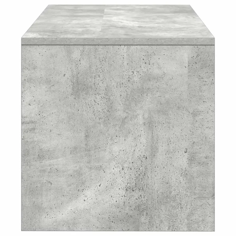 Meuble TV gris béton 60x40x40 cm bois d'ingénierie - 6
