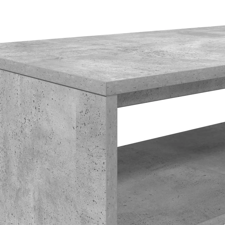 Meuble TV gris béton 60x40x40 cm bois d'ingénierie - 8