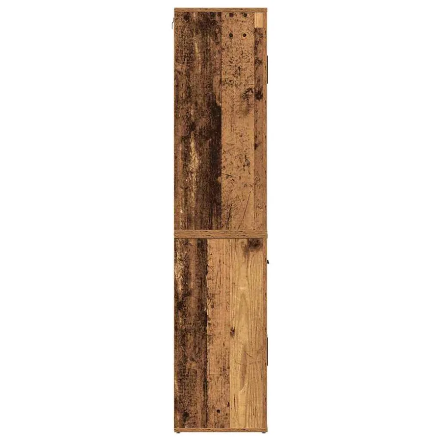 Haut de Buffet Bois ancien 80 x 33 x 150 cm Bois d'ingénierie - 7