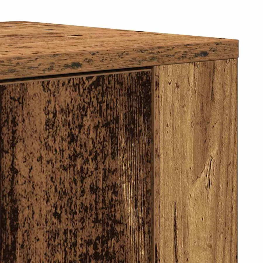 Haut de Buffet Bois ancien 80 x 33 x 150 cm Bois d'ingénierie - 9