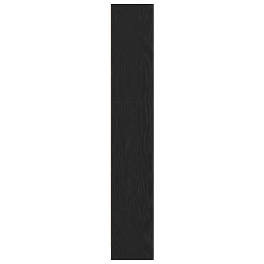 Bibliothèque à 4 niveaux chêne noir 80x24x143 cm - 6