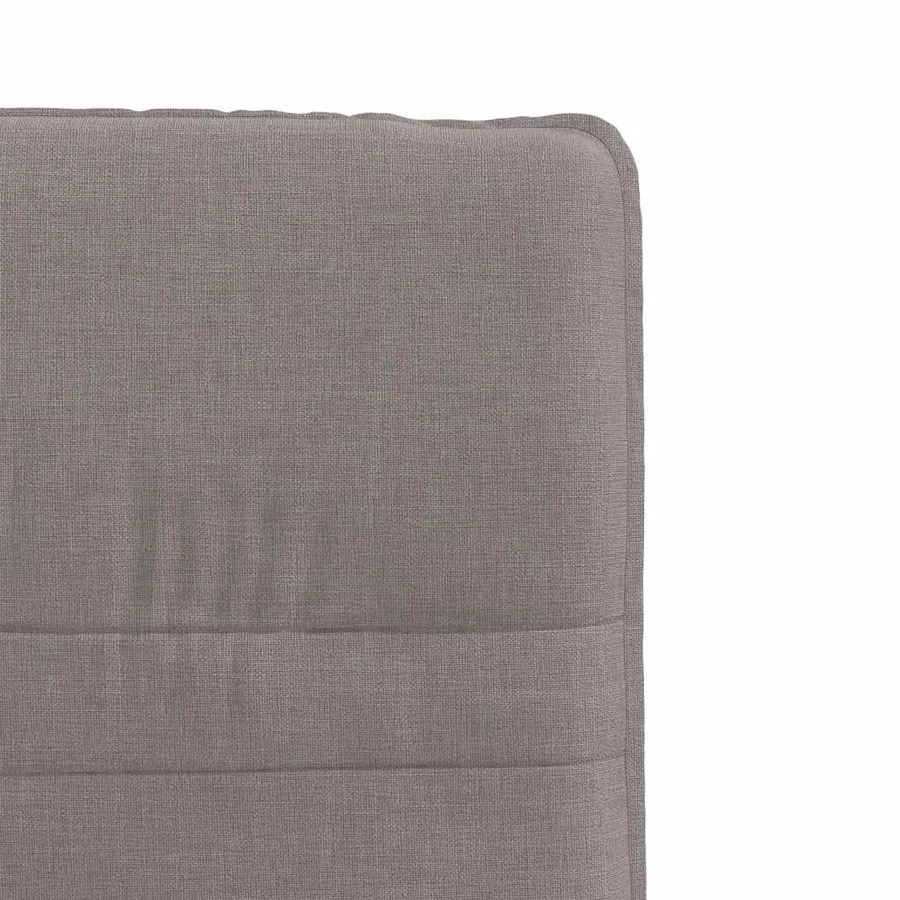 Chaises à manger lot de 2 taupe tissu - 7