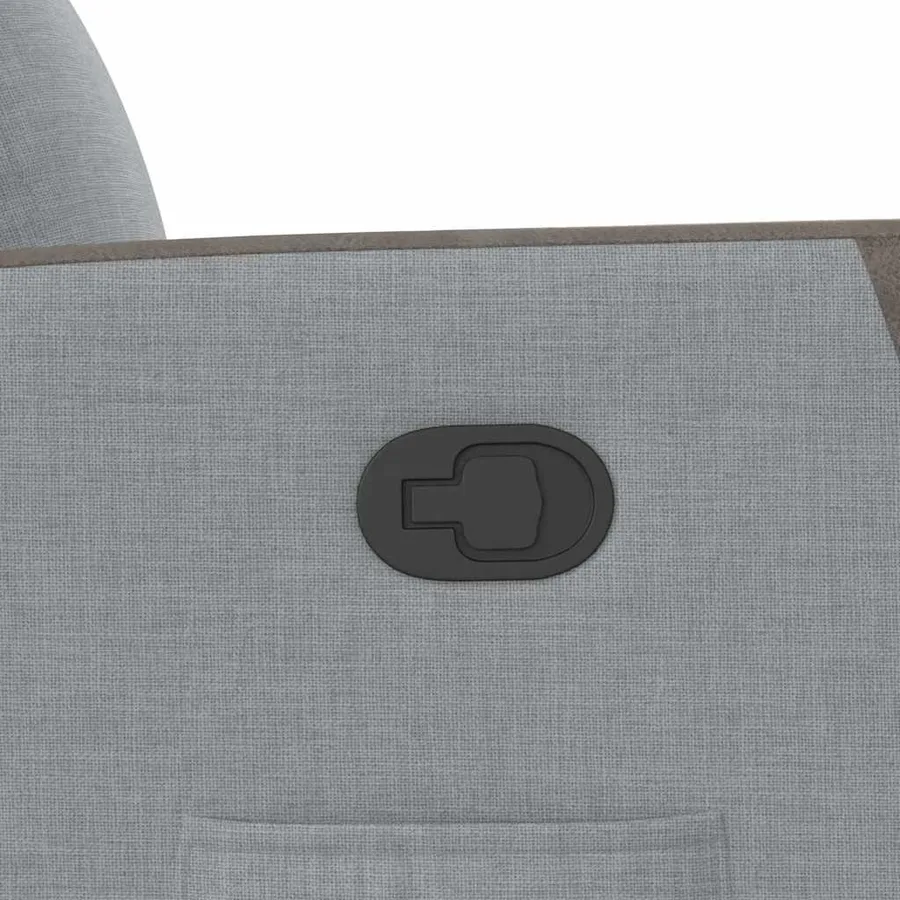 Fauteuil inclinable Gris clair Tissu - 10