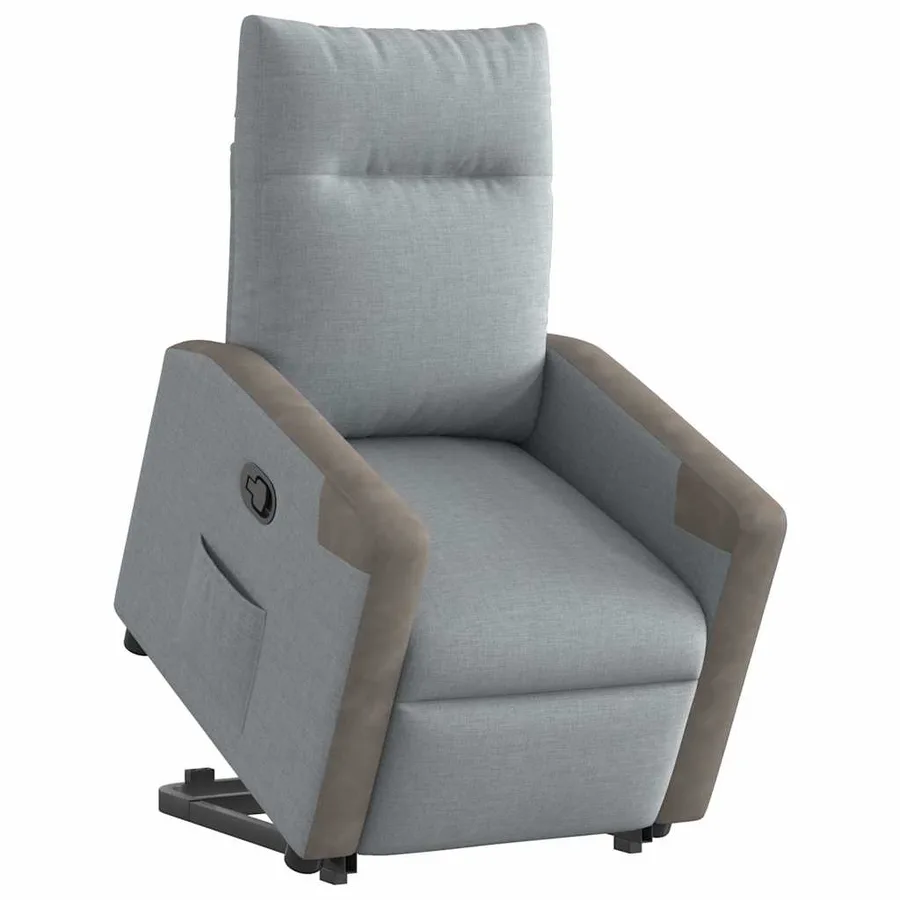 Fauteuil inclinable Gris clair Tissu - 2