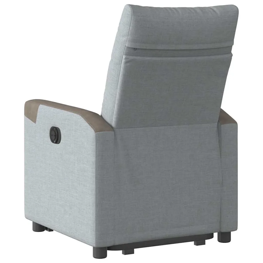Fauteuil inclinable Gris clair Tissu - 7